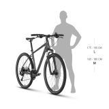 Kellys PHANATIC 30 28" - model 2025 Anthracite - M (19", 165-180 cm) · záber 4