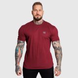 Pánske tričko Iron Aesthetics Blackout, bordové · záber 2