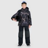 Chlapčenská snowboardová bunda membrána 8000 - multicolor · záber 2
