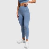 Dámske legíny Iron Aesthetics Faded, washed blue · záber 2