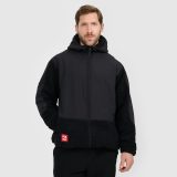 Polar sherpa loose s kapucňou pánsky - čierny · záber 1