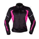 Dámska letná moto bunda W-TEC Martix Lady - Veľkosť: M | Farba: Ružová · záber 1