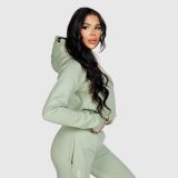 Dámska športová mikina Iron Aesthetics Comfy, zelená · záber 5