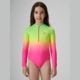 Dievčenské jednodielne plavky s ochranou UPF50+ - multicolor · záber 5