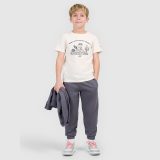 T-shirt regular s potlačou chlapčenský - biely · záber 4