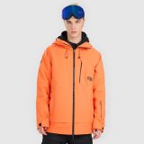 Snowboardová bunda membrána 15000 pánska - oranžová · záber 2
