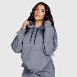 Dámska mikina Iron Aesthetics Cargo, sivá · záber 3