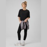 T-shirt loose s modalom dámsky - čierne · záber 2