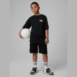 T-shirt loose s potlačou chlapčenský - čierny · záber 4