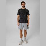 T-shirt regular s potlačou pánsky - čierny · záber 2