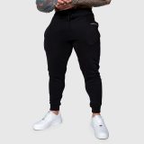 Pánske športové tepláky Iron Aesthetics Flexi, čierne · záber 3