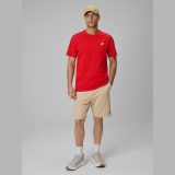 T-shirt regular jednofarebný pánsky - červený · záber 2
