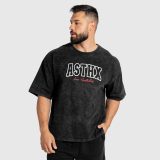 Pánske tričko Iron Aesthetics ASTHX, washed black · záber 2