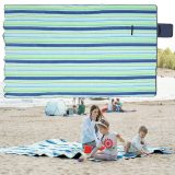 Pikniková deka inSPORTline Livetino 300x200 cm - Farba: Pokojný Oceán · záber 1