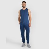 Tréningový rýchloschnúci pánsky tank top - tmavomodrý · záber 2