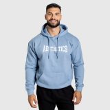 Mikina s kapucňou Iron Aesthetics Frontline, modrá · záber 1