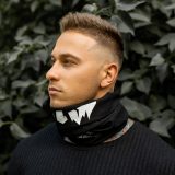 Multifunkčný nákrčník Iron Aesthetics Skull, black · záber 3