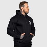 Pánska fitness mikina Iron Aesthetics Motive, čierna · záber 4