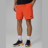 Pánske rýchloschnúce tréningové šortky - oranžové · záber 6