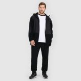 Polar sherpa loose s kapucňou pánsky - čierny · záber 2