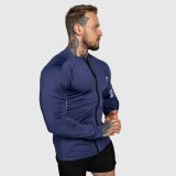 Športový top na zips Iron Aesthetics Unstoppable, modrý · záber 4