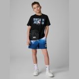 Plážové boardshorty chlapčenské - modré · záber 5