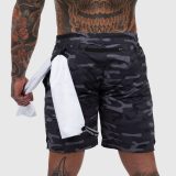 Športové šortky Iron Aesthetics Flashlight, maskáčové · záber 2