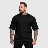 Oversize tričko Iron Aesthetics Major, čierne · záber 3