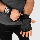 Fitness rukavice Iron Aesthetics Crossfit, čierne · záber 1