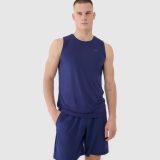 Pánsky rýchloschnúci regular tank top - tmavomodrý · záber 1