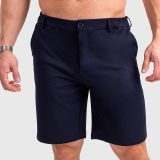 Pánske kraťasy Iron Aesthetics Chino Flex, navy · záber 1