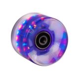 Svietiace koliesko na pennyboard 60*45 mm vr. ložísk ABEC 7 - Farba: Fialová · záber 1