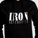 Dámska mikina Iron Aesthetics Longline, čierna · záber 2
