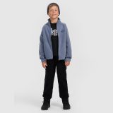 Chlapčenský regular fleece so stojačikom - tmavomodrý · záber 4