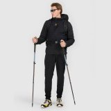 Pánska trekkingová bunda s výplňou Primaloft Silver - čierna · záber 2