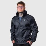 Pánska bunda Iron Aesthetics Windblocker, čierna · záber 1