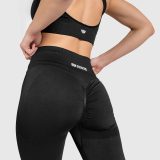 Bezšvové legíny Iron Aesthetics Seamless Butt, čierne · záber 1