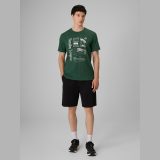 T-shirt regular s potlačou pánsky - zelený · záber 12