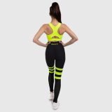 Dámska športová podprsenka - Iron Aesthetics, NEON YELLOW · záber 4