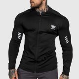 Športový top na zips Iron Aesthetics Unstoppable, čierny · záber 1