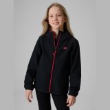 Dievčenská softshell bunda vetruodolná membrána 5000 - čierna · záber 1