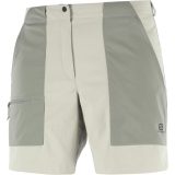 Salomon Outrack Shorts W - Veľkosť: 36 | Farba: Béžová, Sivá · záber 1