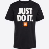 Nike NSW TEE FRAN JDI VERBIAGE M - Veľkosť: L | Farba: Čierna · záber 1