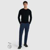 Pánsky rýchloschnúci trekkingový longsleeve s merino vlnou - čierny · záber 2