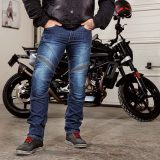 Pánske moto jeansy W-TEC Oliver - Veľkosť: M | Farba: Modrá · záber 5
