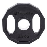 Pogumovaný olympijský kotúč inSPORTline Ruberton 2,5 kg 50 mm · záber 1