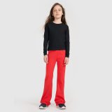 Dievčenský slim hladký longsleeve - čierny · záber 2