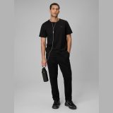T-shirt regular hladký pánsky - čierny · záber 4