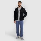 Pánsky regular fleece s kapucňou - čierny · záber 2