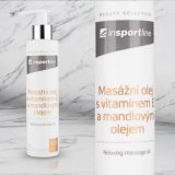 Masážny olej inSPORTline s vitamínom E a mandľovým olejom 200 ml · záber 1